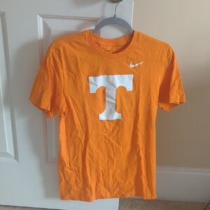 Nike Orange Short Sleeve Tee with White Tennessee T Logo